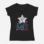 Plumber's Nightmare-womens v-neck tee-vp021