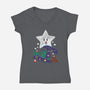 Plumber's Nightmare-womens v-neck tee-vp021