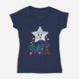 Plumber's Nightmare-womens v-neck tee-vp021