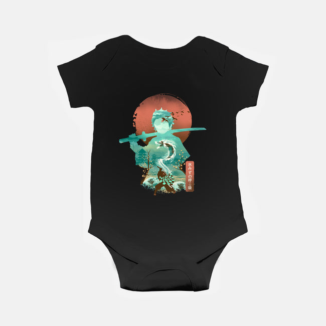 Breath of Water-baby basic onesie-dandingeroz