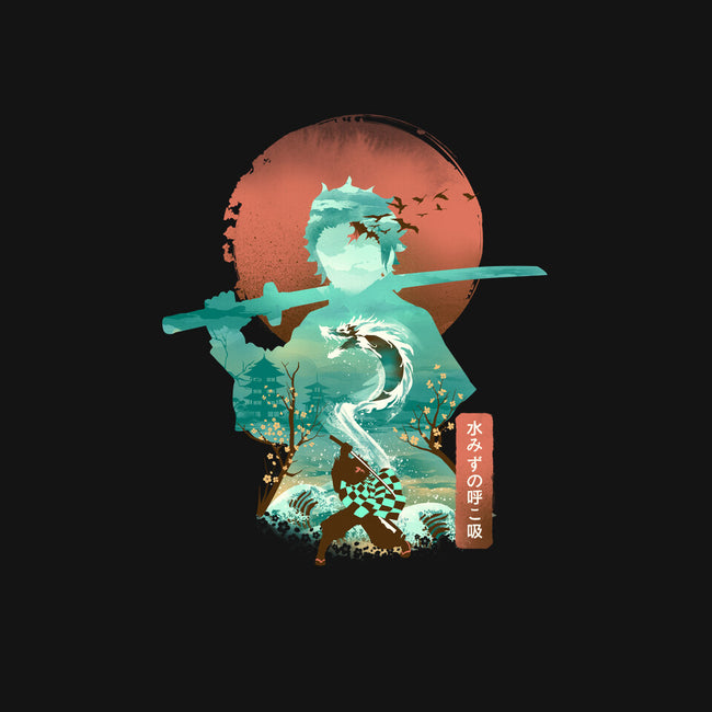 Breath of Water-womens v-neck tee-dandingeroz