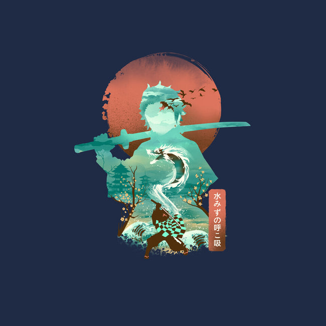 Breath of Water-womens v-neck tee-dandingeroz
