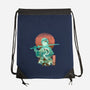 Breath of Water-none drawstring bag-dandingeroz