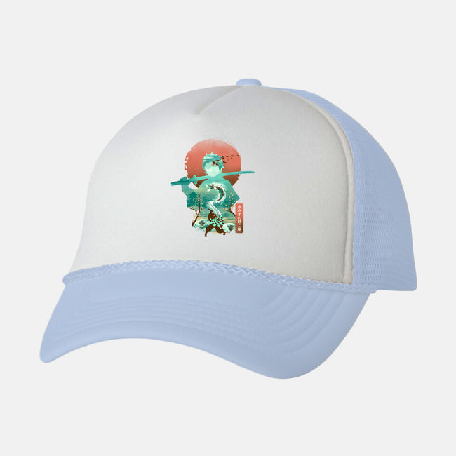 Breath of Water-unisex trucker hat-dandingeroz