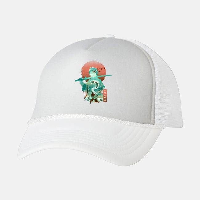 Breath of Water-unisex trucker hat-dandingeroz