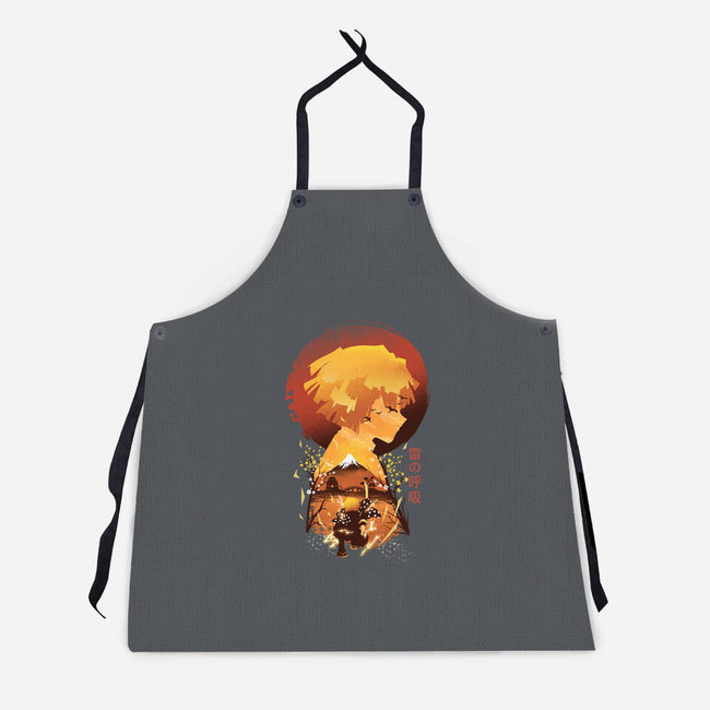 Breath of Fire-unisex kitchen apron-dandingeroz