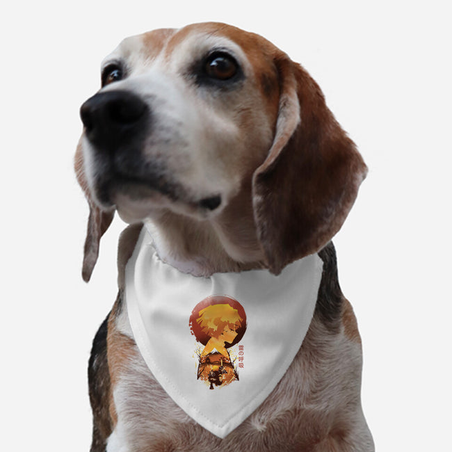 Breath of Fire-dog adjustable pet collar-dandingeroz