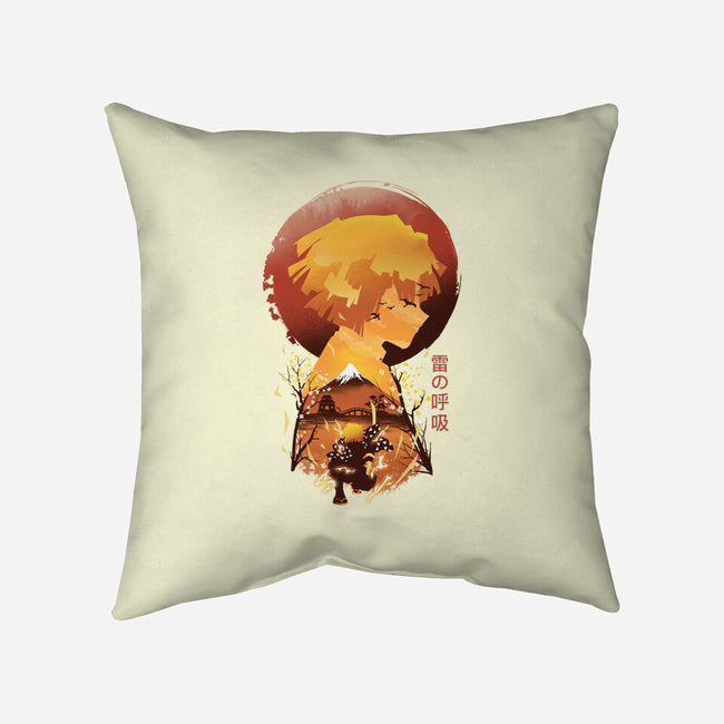 Breath of Fire-none removable cover w insert throw pillow-dandingeroz