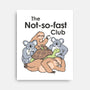 The Not So Fast Club-none stretched canvas-Gamma-Ray