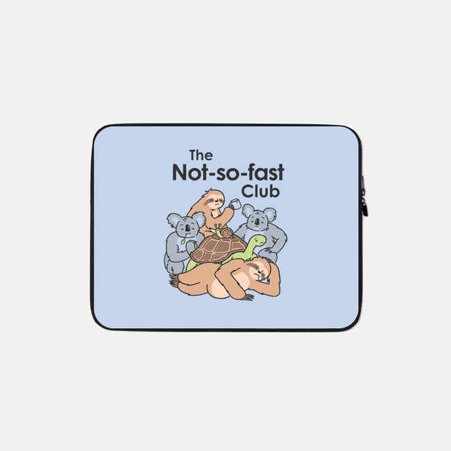 The Not So Fast Club-none zippered laptop sleeve-Gamma-Ray