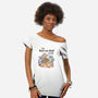 The Not So Fast Club-womens off shoulder tee-Gamma-Ray