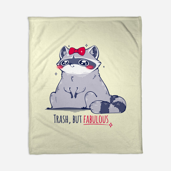 Trash But Fabulous-none fleece blanket-ChocolateRaisinFury