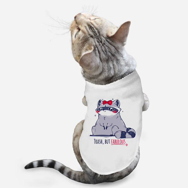 Trash But Fabulous-cat basic pet tank-ChocolateRaisinFury