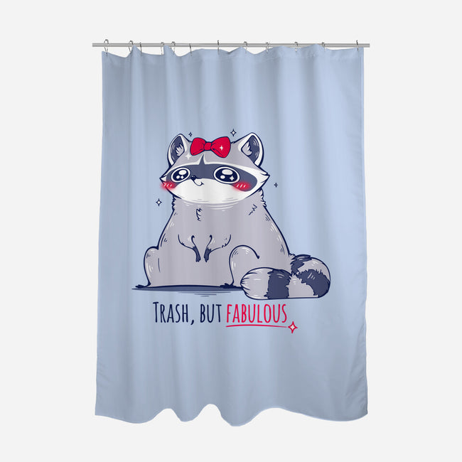 Trash But Fabulous-none polyester shower curtain-ChocolateRaisinFury