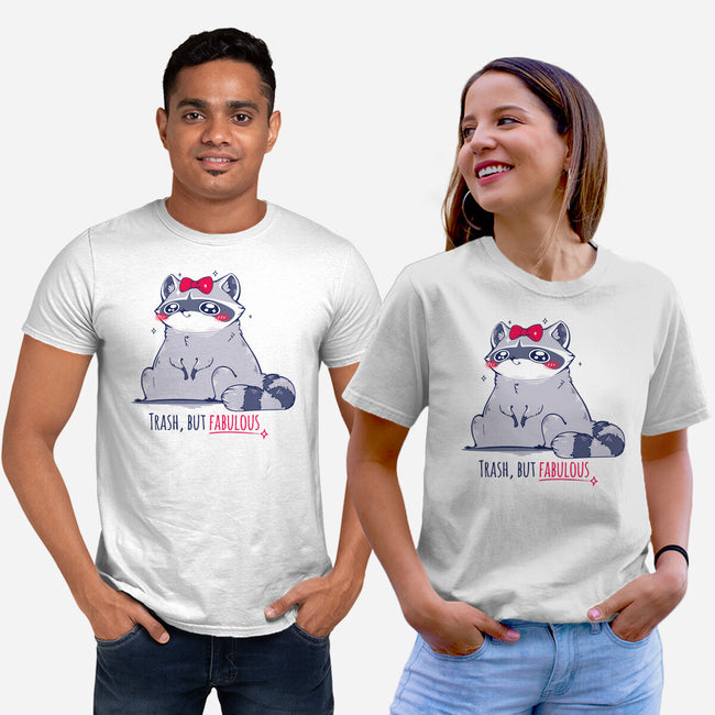 Trash But Fabulous-unisex basic tee-ChocolateRaisinFury