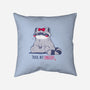 Trash But Fabulous-none removable cover w insert throw pillow-ChocolateRaisinFury