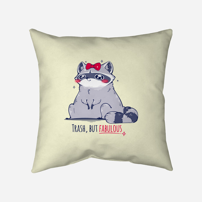 Trash But Fabulous-none removable cover w insert throw pillow-ChocolateRaisinFury