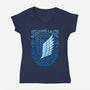 Scouting Legion-womens v-neck tee-StudioM6