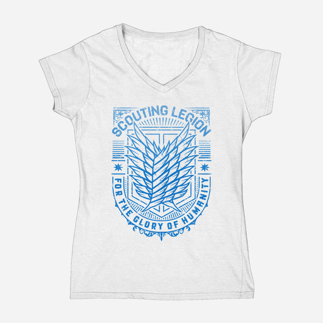 Scouting Legion-womens v-neck tee-StudioM6