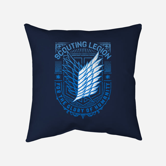 Scouting Legion-none removable cover w insert throw pillow-StudioM6