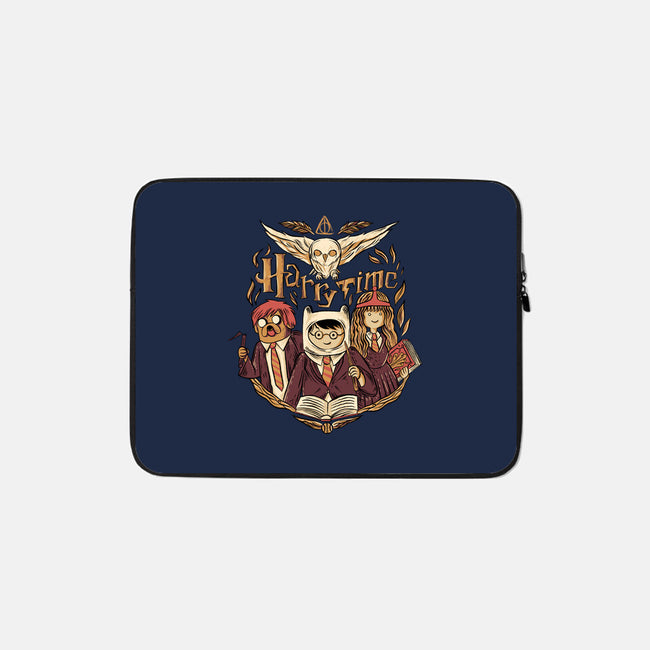 Harry Time-none zippered laptop sleeve-yumie