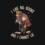 I Like Big Books-none removable cover w insert throw pillow-eduely