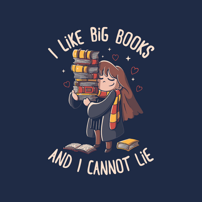 I Like Big Books-baby basic tee-eduely