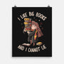 I Like Big Books-none matte poster-eduely