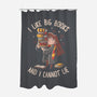 I Like Big Books-none polyester shower curtain-eduely