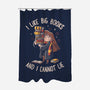 I Like Big Books-none polyester shower curtain-eduely