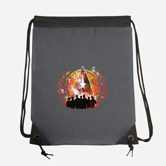 The Boldly Crew-none drawstring bag-kharmazero