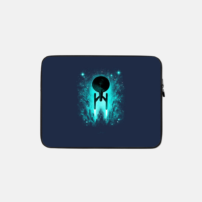 Voyages In Space-none zippered laptop sleeve-alemaglia