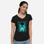 Voyages In Space-womens v-neck tee-alemaglia