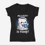 Adventure With My Father-womens v-neck tee-hypertwenty