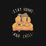 Stay Home And Chill-womens off shoulder sweatshirt-vp021