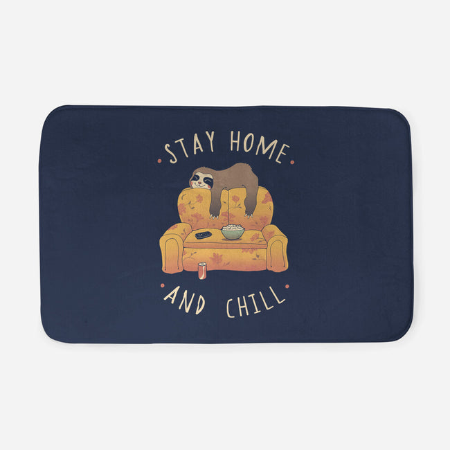 Stay Home And Chill-none memory foam bath mat-vp021