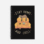 Stay Home And Chill-none dot grid notebook-vp021