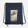 Sky Castle Ukiyo-E-none drawstring bag-vp021