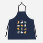 Cat Yoga-unisex kitchen apron-queenmob