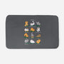 Cat Yoga-none memory foam bath mat-queenmob