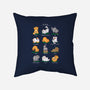 Cat Yoga-none non-removable cover w insert throw pillow-queenmob