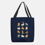 Cat Yoga-none basic tote-queenmob