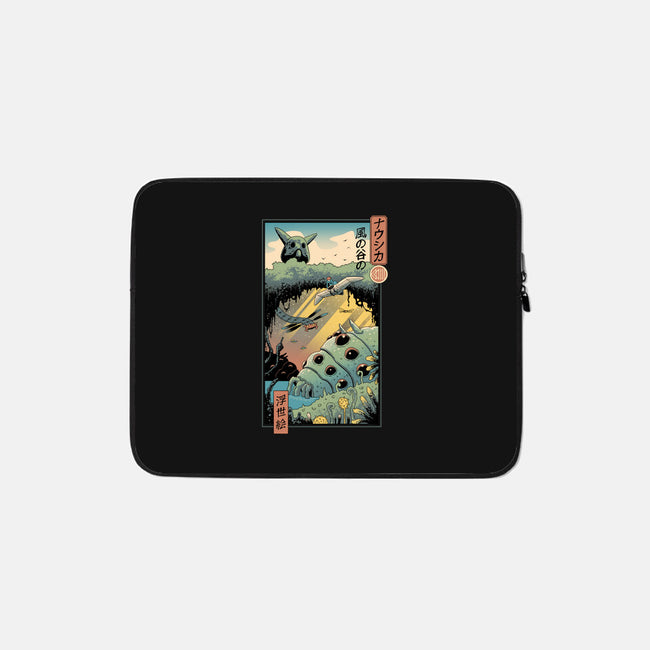 Ukiyo-E Wind Valley-none zippered laptop sleeve-vp021