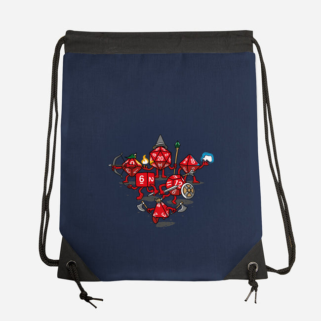 Adventure Party-none drawstring bag-mekazoo