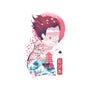 Ukiyo-E Hunter-womens v-neck tee-dandingeroz