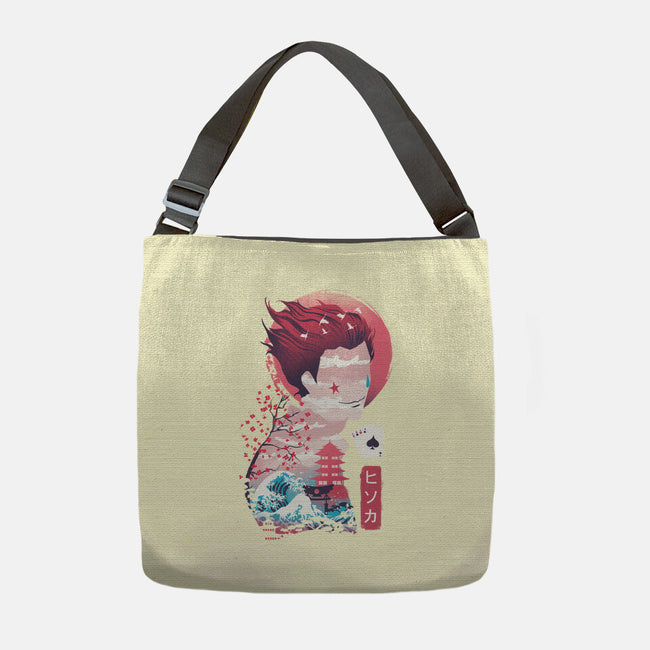 Ukiyo-E Hunter-none adjustable tote-dandingeroz