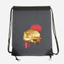 Ukiyo-E Catbus-none drawstring bag-dandingeroz