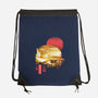 Ukiyo-E Catbus-none drawstring bag-dandingeroz