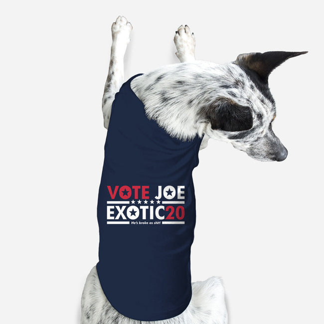 Vote Joe Exotic-dog basic pet tank-Retro Review