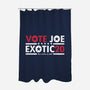 Vote Joe Exotic-none polyester shower curtain-Retro Review